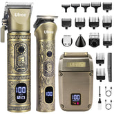 Ufree front view of full 3-in-1 kit showing compact grooming set and portability