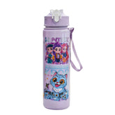 Ugecl Huntrix front view showing purple character artwork and sip lid benefit