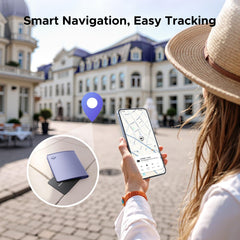 UGREEN FineTrack Slim S magnetic charging port close-up with quick recharge benefit