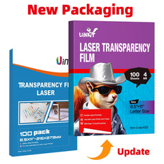 Uinkit surface detail of transparency highlighting clarity and crisp prints