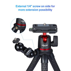 ULANZI cold shoe with microphone attached improving audio capture
