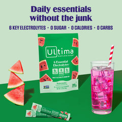 Ultima Replenisher stickpack close-up highlighting single-serve convenience