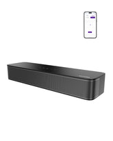 ULTIMEA sound bar front view showing slim profile and clearer audio