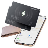 Ultrbeka front view showing slim tracker card and clear branding benefit: easy identification
