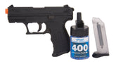 Umarex Walther P22 front view showing compact profile and ready-to-shoot benefit