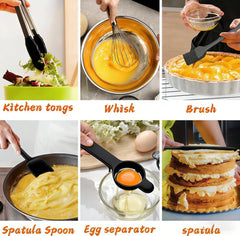 Umite Chef non-slip silicone bottom detail keeping bowl stable during mixing