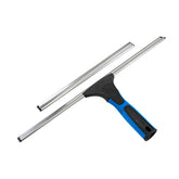 UNGER front view of 18-inch squeegee showing clean edge for efficient water removal