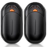 UNIHAND front view showing compact two-piece hand warmers and sleek finish providing easy warmth