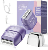 UNIMIKO front view purple shaver showing compact design and easy grip