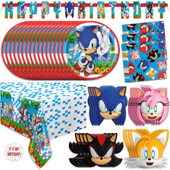 Unique Sonic front packaging showing contents and benefit of coordinated theme