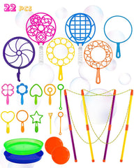 Unistylar front packaging showing full 22-piece bubble set and contents benefit