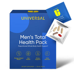 Universal U front packet view showing clean branding and travel-ready design benefits convenience