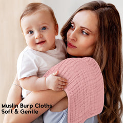 Unnivoll close-up of muslin weave texture highlighting soft absorbent cotton feel