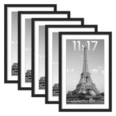 upsimples 11x17 frame front view showing clean black border and benefit of uniform gallery look