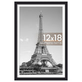 upsimples black frame front view showing crisp poster protection and clean display