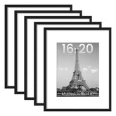 upsimples front view of black 16x20 frame showing clean display benefit