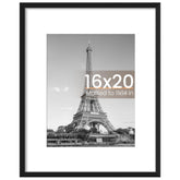 upsimples black 16x20 frame front view showing clean display and framing benefit
