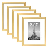 upsimples gold frame front view showing elegant finish and polished display benefit