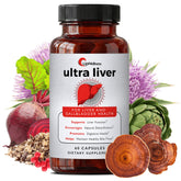 UpWellness Ultra Liver front label showing supplement benefits