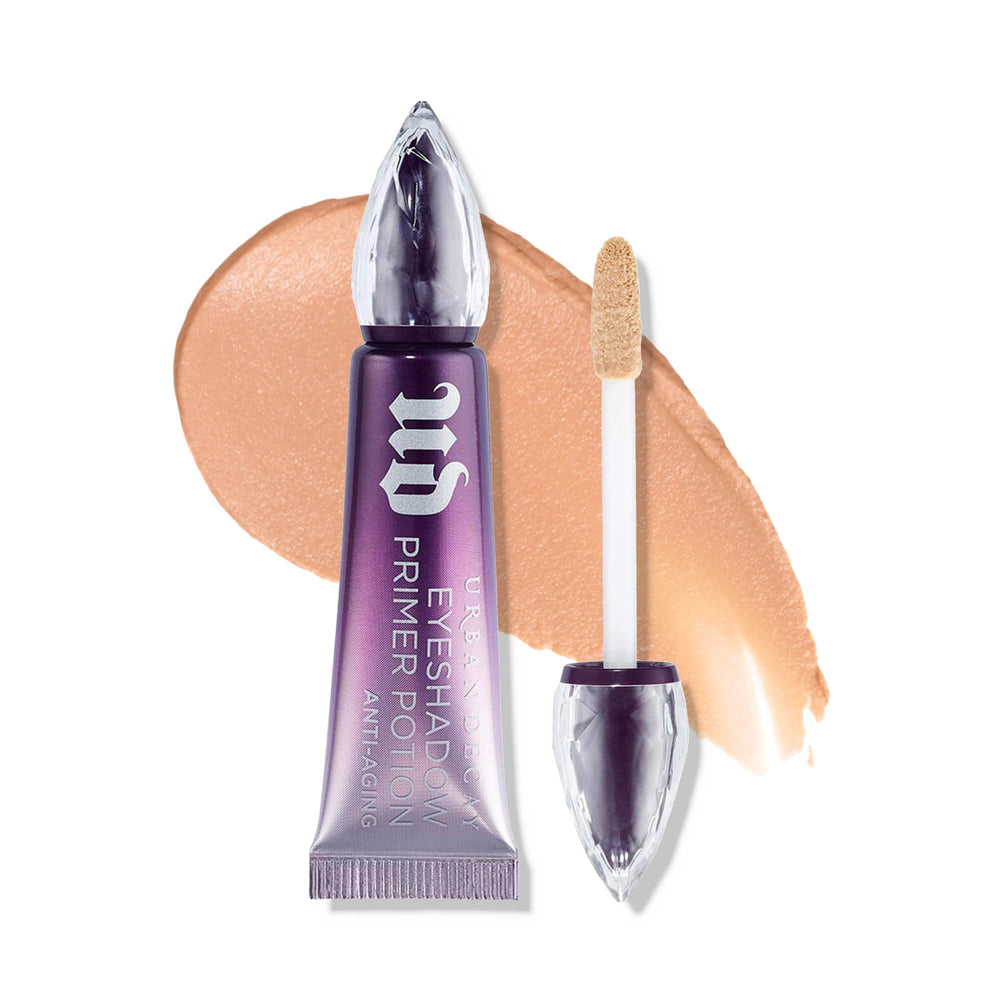 Urban Decay front tube mini primer showing sleek packaging and travel size benefit