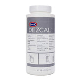 Urnex Dezcal bottle front label showing product and usage benefit