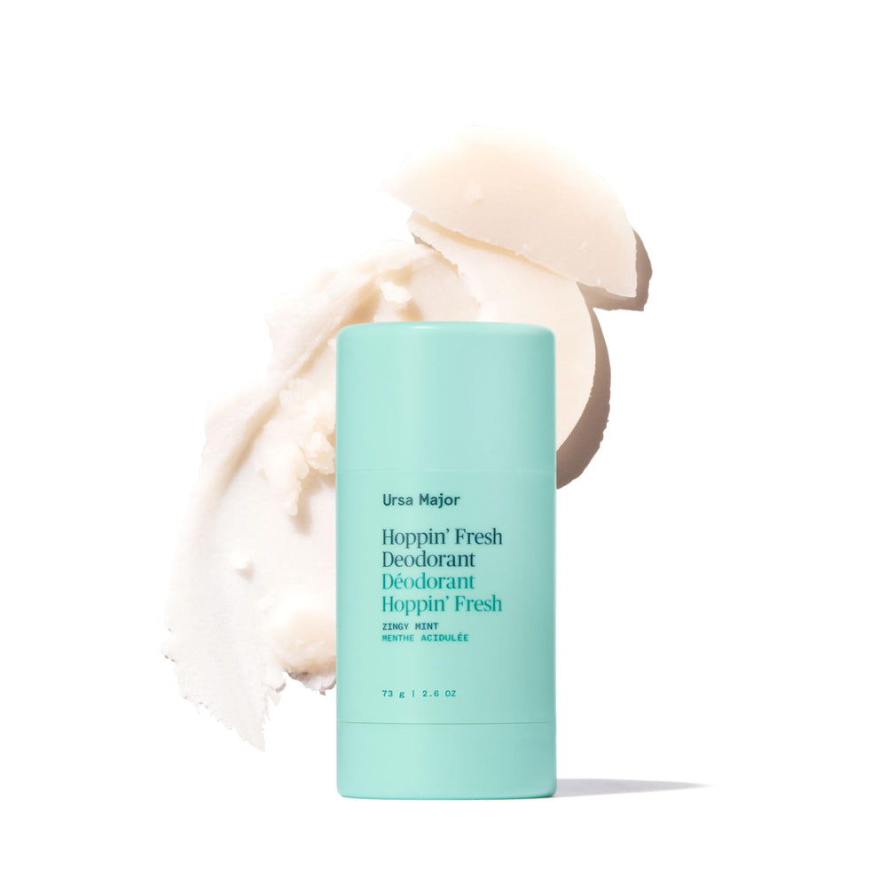Ursa Major front packaging showing clean stick and benefit of aluminum-free formula