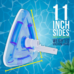 U.S. Pool Supply transparent body close-up for visible debris monitoring benefit