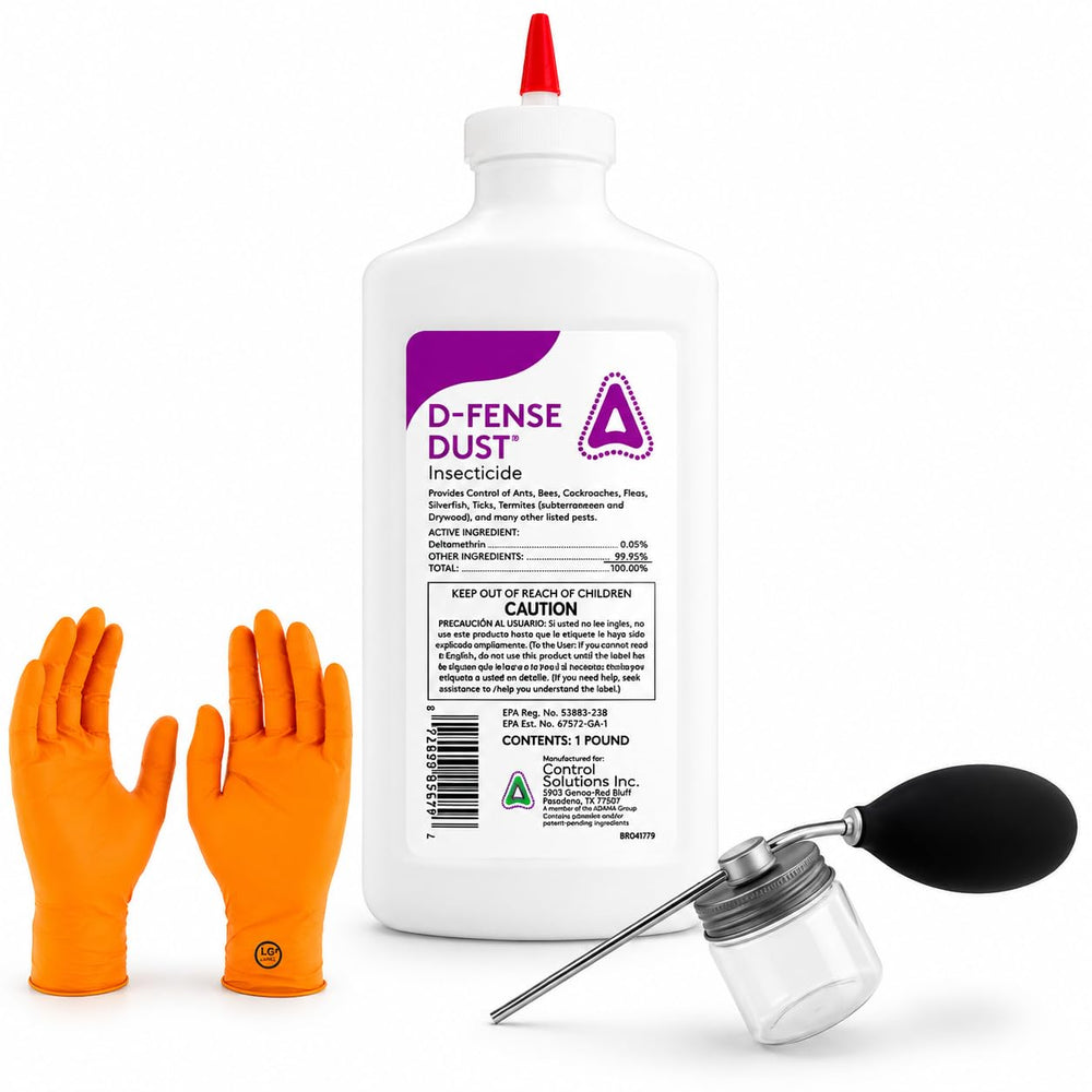 USA Supply Defense Dust front packaging showing product and benefits