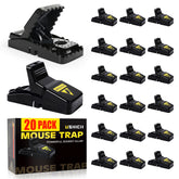 USKICH front packaging showing 20 reusable mouse traps and benefits