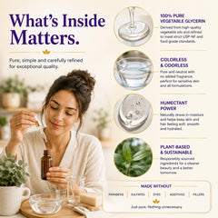 US+ one gallon beside measuring cup showing size and volume benefit