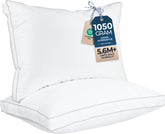 Utopia Bedding front view of queen pillow set showing neat hotel-style appearance and instant bedroom upgrade