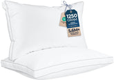Utopia Bedding king pillows front packaging showing two-pillow set and benefits
