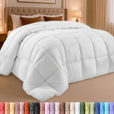 Utopia Bedding king comforter front view showing full coverage and neat finish