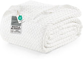 Utopia Bedding queen front view showing full 90x90 coverage and clean white look
