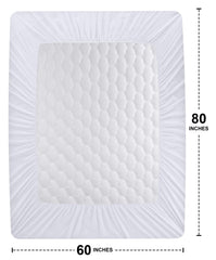 Utopia Bedding protector fitted on a 16-inch mattress for full coverage