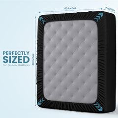 Utopia Bedding TPU backing detail demonstrating waterproof barrier to stop leaks
