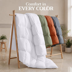 Utopia Bedding piped edge seam detail for durable construction and clean look