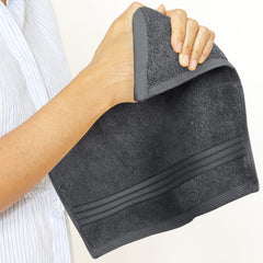 Utopia Towels hemstitch detail illustrating reinforced edge for long-lasting use