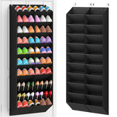 UVIAHOMI full-length over-the-door shoe organizer maximizing closet space