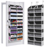 UVIAHOMI front view of full organizer showing 10 front pockets and neat storage benefit