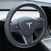 Uxcer front view on Tesla Model 3/Y showing neat fit and refined style benefit