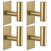 VAEHOLD front view of gold 4-pack hooks showing neat organization benefit