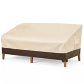 Vailge front view of sofa cover protecting cushions and frame