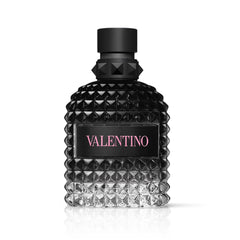 Valentino Uomo bottle front view showing elegant design and brand identity