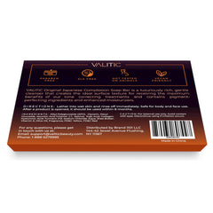 VALITIC soap in use washing hands to show effective dark spot cleansing