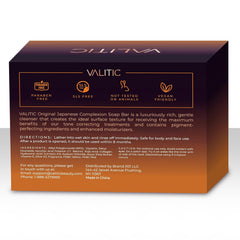 VALITIC soap lather in hand demonstrating creamy foam and cleansing