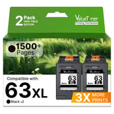 Valuetoner 63XL front packaging showing two cartridges and product branding for easy identification and value