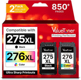 Valuetoner front packaging showing PG-275 XL and CL-276 XL, clear product labeling and value