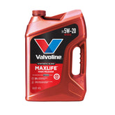Valvoline front view 5QT jug showing product branding and easy-pour benefit