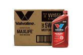 Valvoline MaxLife 5W-30 pack front view showing six quarts and brand benefit